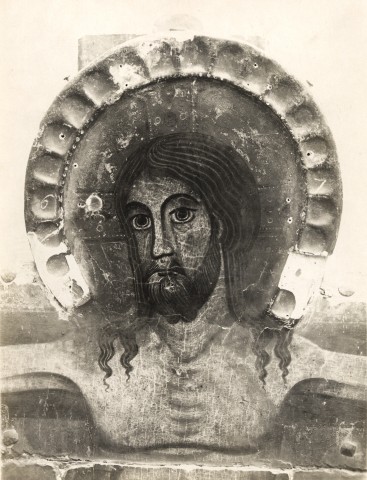 Corsini, Emilio — Anonimo marchigiano - sec. XIII - Volto di Cristo crocifisso — particolare